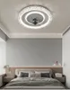 Nordic bedroom decor led lights for room Ceiling fan light lamp restaurant dining Ceiling fans with remote control LFLA