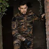 Vêtements de sport Uniforme militaire Camouflage de neige Chemise de combat de l'armée Uniforme Costume tactique militaire CS Softair Hommes Vêtements de travail FemaleGym