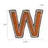 Sewing Notions A-Z Embroidered Letters Alphabet Iron on Patches For Clothing Bags Jacket DIY Name Patch Applique Accessories