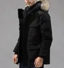 Parkas Casacos Mens Mulheres Designers Down Candian Gooses Jaquetas Veste Homme Inverno Jassen Puffer Big Fur Hoodies Fourrure Outerwear 7615