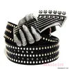Fashion feminino Belt Punk Rock Belt Skull Bowknot Full Rivets Belts Hip Hop Heavy Metal Rock Style Belts para Mulheres 220509