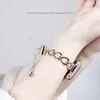 Heart Bracelet Metal Strap Diamond Case For Apple Watch 44mm 42mm 40mm 38mm Bands Luxury Women Wristband iwatch Series 7 6 5 4 3 Link Watchband Accessories