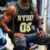 Male Summer Casual Vest Men Bodybuilding Tank Tops Gym Workout Fitness breathable Sleeveless shirt Clothes Stringer Singlet 220711