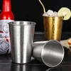 230350500ml Stainless Steel Beer Cups Household Office Bar Water Drinks Coffee Tumbler Tea Milk Mugs Kitchen Drinkware 220727