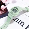 Wristwatches PANARS White Digital Watch For Men Women Sports Unisex 30M Water Resistant Clock Back Light PU Strap Electronic Watch227y