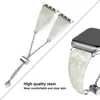Смола браслет для Apple Watch Series 7 SE 6 5 4 Женская Tortoise Shell Bristand Iwatch Band 41 мм 45 мм 44 мм 42 мм 40 мм 38 мм с полосой с подвесной цепью аксессуаров