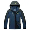 Kurtka Rain Mężczyźni Wodoodporna Kurtki turystyczne Kobiety Jesień Outdoor Sports Camping Płaszcz Wspinaczka Trekking Windbreaker Podróż Czarny 220406