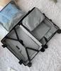 Valise de transport tissée valise chariot à bagages 20 pouces créateur de mode haute qualité hommes voyage d'affaires valise d'embarquement roulant sacs polochons