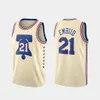 Mens baskettröja Joel Embiid 1 Harden 0 Tyrese Maxey 20 Georges Niang 7 Isaiah Joe 3 Allenn Ivernon Tobias Harris 12 McClung Shirt Jerseys