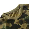 Męskie Wysokiej Jakości Koszulki Designer Camouflage Drukowane Koszulki Letnie Krótki Rękaw Odzież Damska Azjatycka Rozmiar M-2XL