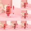 Lip gloss 5 colori impermeabile delizioso tintura di caramelle di lunga durata tinta dolcemente sapore liquido rossetto