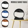 Objets décoratifs Figurines 7in Moving Sand Art Picture Paysages de sable en mouvement 3D pour adultes Relaxing Toys D￩cor Display Frame Paintingr