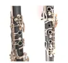 JM ABS 17 Key Clarinet bB Flat Soprano Binocular Clarinet with Cleaning Cloth Gloves Screwdriver Reed Case Woodwind Instrumen