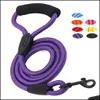 Dog Leash For Small Large Dogs Leashes Cat Pets Nylon Lead Rope Pet Long Belt Outdoor Walking Training Drop Delivery 2021 Collars Supplies