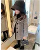 Autumn Winter Girls Plaid Woolen Coats Baby Girl Princess Coat Kids Turn-Down Collar Outwear Children Single-breasted Jackets Windbreaker