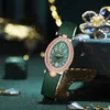 손목 시계 성격 창조적 인 여성 시계 숙녀 벨트 시계 타원형 복고풍 기질 쿼츠 간단한 패션 손목 시계