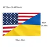Другие искусства и ремесел Популярные настраиваемые украинские США национальный флаг баннер поддержки флаги протеста Молиться за Украина США стоять с Украиной мир без войны ZL0707