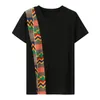 Para ubrania letnia koszulka Kobiety afrykański nadruk etniczny tshirt oneck krótki rękaw zwykły koszulki dla kobiet mężczyzn Camiseta 220527