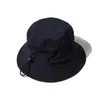 Berets Summer Bucket Hat Szybki suszony mężczyźni na świeżym powietrzu wędkarstwo piesze haty plażowe czapki siatkowe oddychające przeciw słoneczne wiatrowe lina