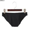 Sous-pants 3pcs Men's Ice Silk Saillless Elastic Ultra-Thin Briess respirant Solid Low Taies Soft Underwearbunderpants