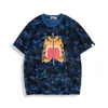 Sportwear Camiseta Jogger Tracksuit Pullover Algodão Crewneck Ape Tubarão T-shirt moda camisas para homens mulheres E5CX #