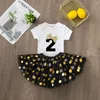 Girl's jurken babymeisjes 1e 2e verjaardag outfit prinses tutu jurk romper rok voor po shoot party cotume baby kledinggirl's