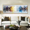 Paintings Large Wall Art Hand Painted Abstract Cityscape Oil Painting On Canvas Handmade Modern Home Decor Unframed