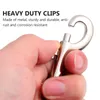 Wall Clocks Pcs Double Ended Trigger Hook Clip Snap Long Heavy Duty ClipsWall