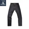 SAUSZHAN 314XX MEN SELVEDGE RAW DENIM INDIGO Slim Fit Mens Jeans Brand 201123
