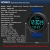 손목 시계 시계 2022 Honhx 럭셔리 남성 디지털 LED 시계 데이트 스포츠 남자 야외 전자 우아한 아날로그 스포츠 선물