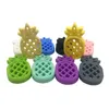 Muiticolor Bijtring 실리콘 파인애플 Teether BPA 무료 음식 등급 실리콘 재료 건강 아기 씹는 아기를위한 Teether Baby