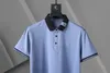 T-shirts van heren Mens Designer T Shirts Kleding Turn-down Kraag Polo Shirt Ademend Mode Borduurwerk Slim Fit T-shirt Luxe Zomer Kleding 02