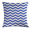 ピローライン波状の縞模様の水の波紋の幾何学的な装飾的な枕カバー綿の麻の家のソファの装飾スロークッションカバー45 * 45cm