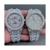 Custom Digner Watch Luxury Iced Out Fashion Mechanical Watch Moissanit E Diamond Free Shipuftg