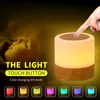 Veilleuses tactiles contrôle 3W DC5V bureau led lumière colorée chambre chevet USB RGB lampe avec télécommande minuterie nuit