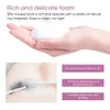 50 ml Eyelash Extensions Borsta schampo Eyelash Cleaning Foam Pump Design ingen stimulering Makeup Clean