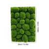 Couronnes de fleurs décoratives mousse artificielle tapis de mousse verte mur panneau d'herbe pelouse décoration de jardin pelouses tapis de gazon FakeDecorat5724086