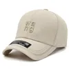 Été Unisexe Brand-Name Baseball Cotton Coton Broidered Letter Patch Sun Hat Fashion Designer de haute qualité marque