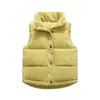 Waistcoat Autumn Children Warm Thicken Vest Baby Cotton Kids Outerwear Coat Clothing Boys Girls Brand Jackets 220826