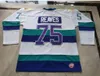 Nc74 Custom Hockey Jersey Men Youth Women Vintage Orlando Solar Bears White 75 Ryan Reaves High School Size S-6XL or any name and number jersey