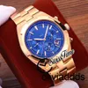 Sale Nieuwe overzeese 5500V110A-B148 blauwe wijzerplaat A2813 automatisch herenhorloge roségouden armband STVC geen chronograaf STVC herenhorloges SwissTime 1ZPR