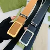 2023 Fashion Designer Belts Luxury Accessories Steel Buckle High Quality Gold Buckle Mens And Womens Hip-strap Jeans Standard Width 3.8cm
