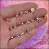 Dangle żyrandol kolczyki biżuteria kolorf kryształowe kolczyki kolczyki dla kobiet dziewczyna