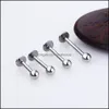 Naso Anelli Borchie Gioielli per il corpo Qiamni 120 Pz / lotto Titanio Sexy Labbro Orecchio Cartilagine Trago Sopracciglio Captive Bead Ring Piercing Drop Delivery 20