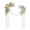 Couronnes De Fleurs Décoratives Artificielle Eucalyptus Rose Porte Linteau Tenture Décoration Guirlande Décoration De Mariage EuropéenDécoratif