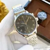 2022 Nya fem sömmar Luxury Mens Watches All Dial Work Quartz Watch High Quality Top Brand Chronograph Clock Steel Belt Art Fash3109