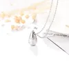 Pendant Necklaces For Ashes Women Stainless Steel CremationUrn Jewelry Waterproof Collier Teardrop Cremation Urn Necklace CMJ9924Pendant