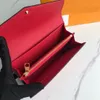 Lüks Tasarımcı Cüzdan Toptan Lady Renkli Sikke Çanta Kısa Cüzdan Renkli Kartları Sahipleri Orijinal Kutu Kadınlar Klasik Fermuar 01