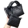 Mini Cosy Interccio кожаная ручная сумка роскоши милые сумочки для плетения Композитный поперечный кузовный мешок для цепи с поперечным телом 2 штук кошелек женщина Arco Tote Mags New Hot Hot
