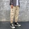 Men's Pants Mens Cargo 2022 Fashion Street Attire Boy Multiple Pockets Loose Trousers Casual Harajuku Jogging Sweatpants MenMen's Naom22
